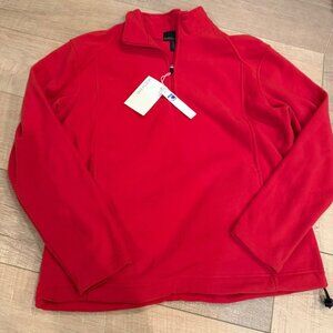 NORTH END WOMENS RED FLEECE JACKET NEW WITH TAG MEDIUM